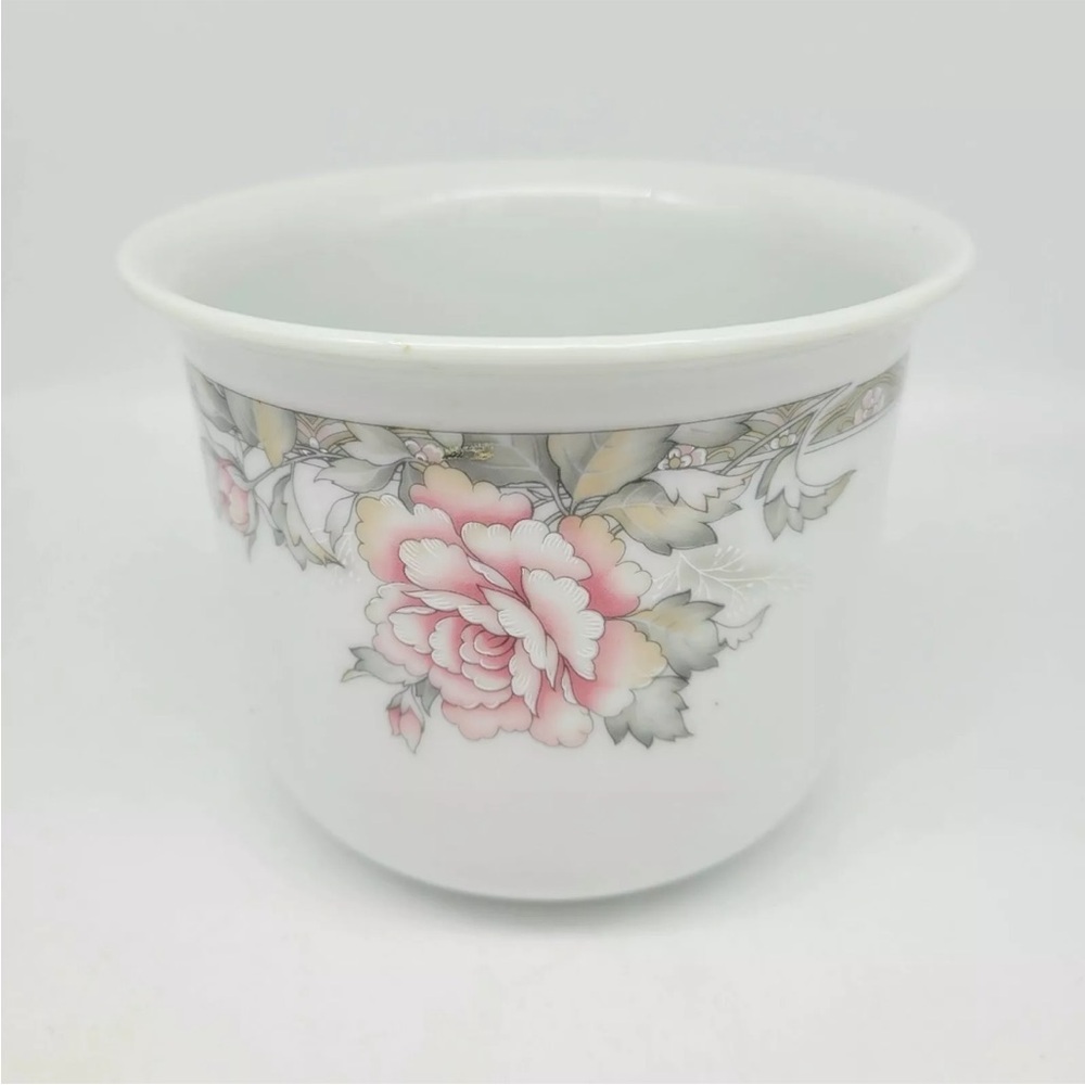1990 FTD Cache 4” Flower Pot Planter "Made Especially For You" Porcelain Japan